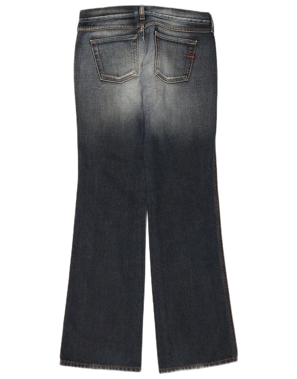 DIESEL Dame Bootcut Jeans W28 L31 Marineblå Bomuld