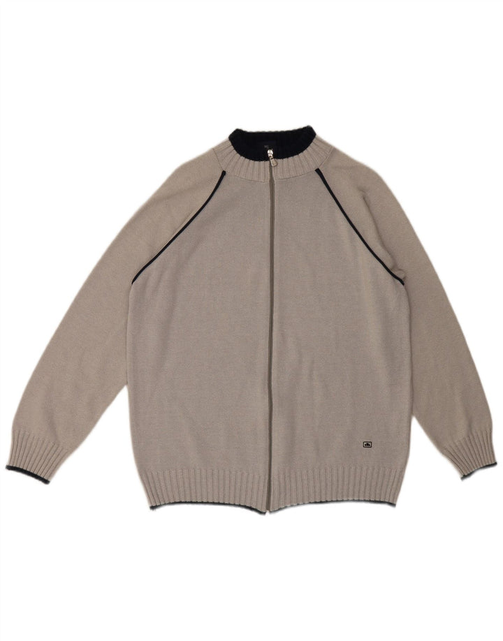 Ellesse Herre Cardigan Sweater XL Grå Bomuld