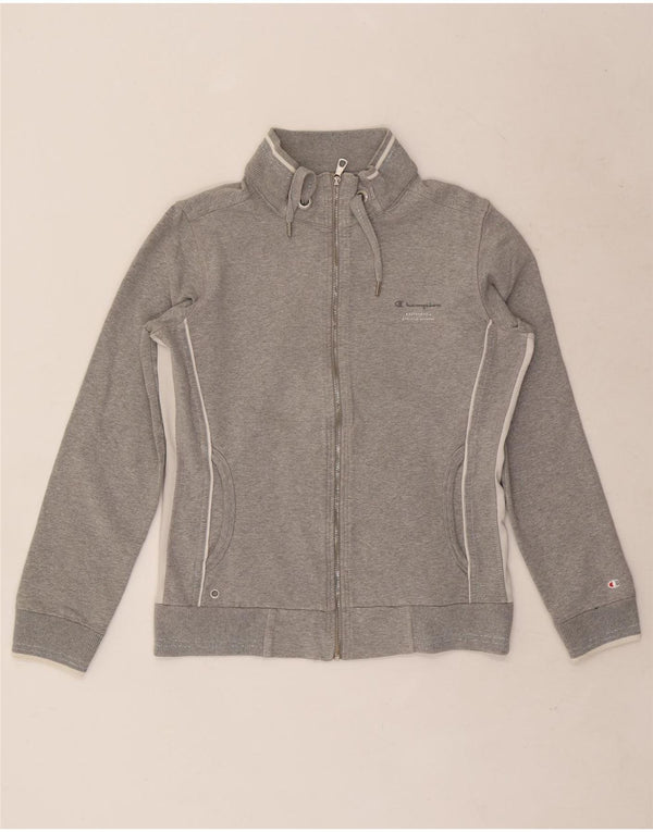 Champion Womens Heritage Classics Træningsdragt Topjakke UK 12 Medium Grey