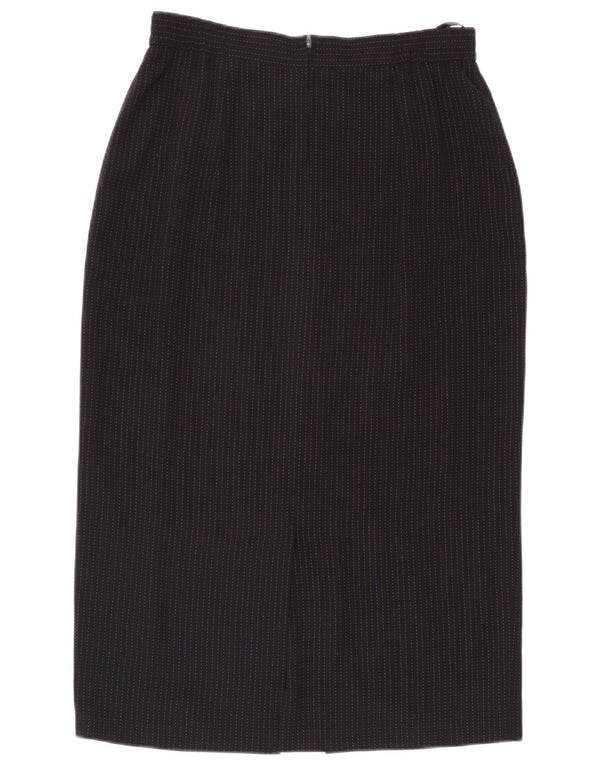 SAMOON Kvinder Højtalje Pencil Skirt UK 18 XL W34 Marineblå Nålestribe