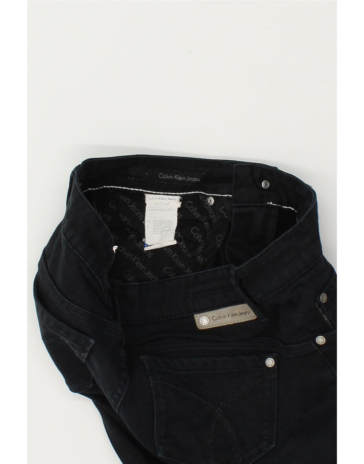 CALVIN KLEIN Womens Slim Jeans W27 L27  Black Cotton Vintage Calvin Klein and Second-Hand Calvin Klein from Messina Hembry 
