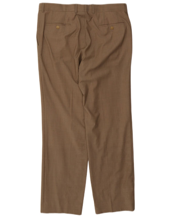 Hugo Boss Straight Suit bukser til mænd W36 L31 Brun