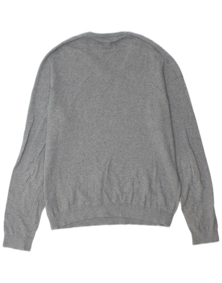 Gap Herre V-hals sweater Stor Grå Bomuld