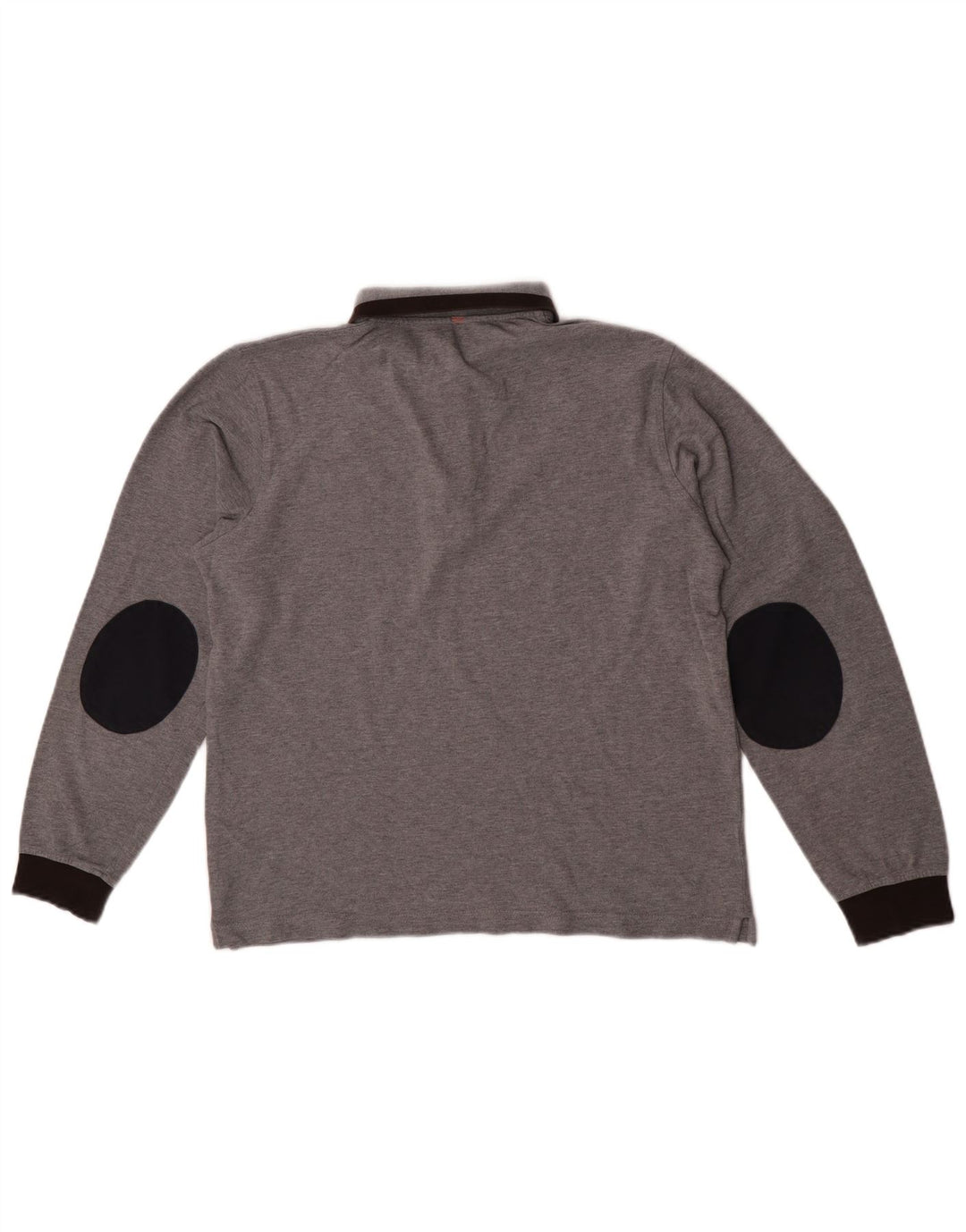 Sun68 Langærmet herre poloshirt mellemgrå Colourblock Bomuld