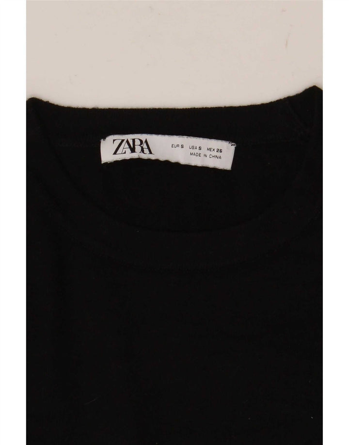 Zara Dame sweater med rund hals DK 10 Lille sort