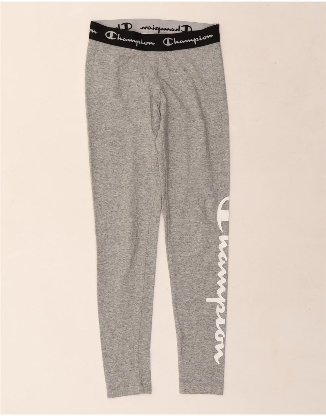 Champion Kvinder Grafiske Leggings UK 4 XS Grå Flecked