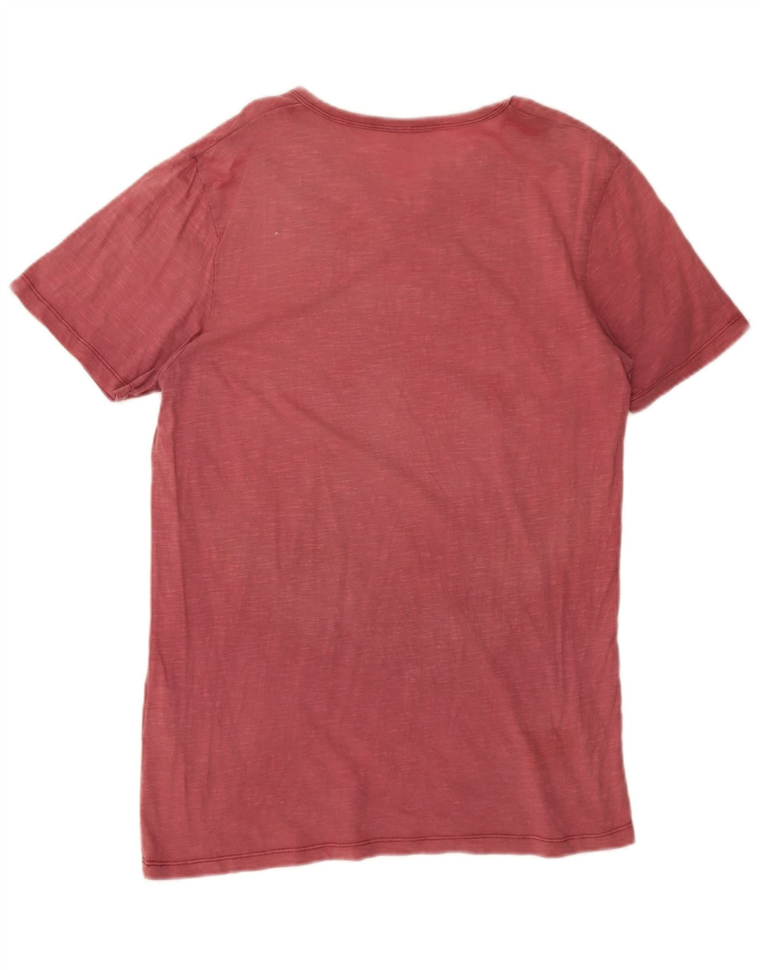Jack & Jones Herre T-Shirt Top Stor Pink Flecked Bomuld
