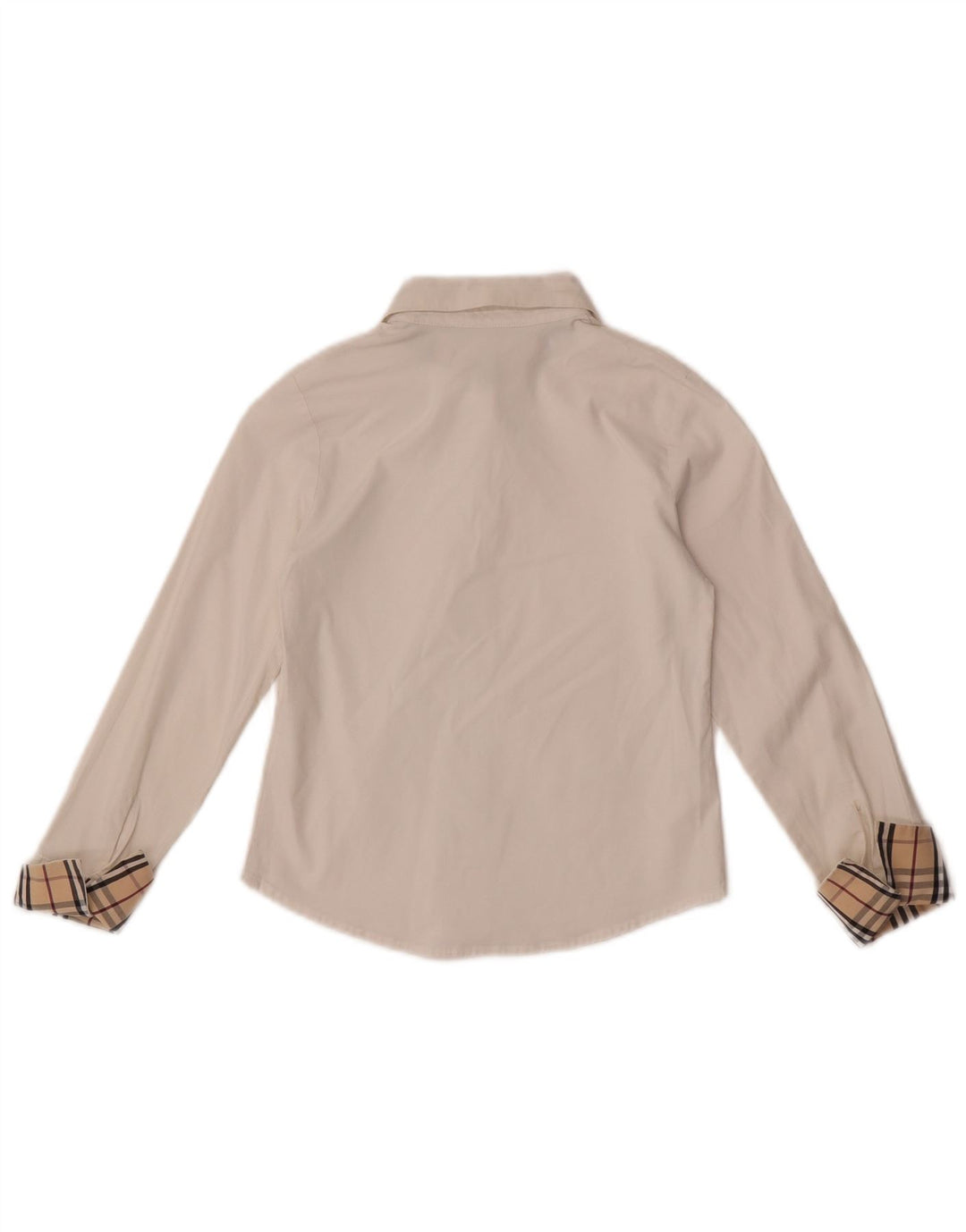 Burberry pigeskjorte 7-8 år hvid