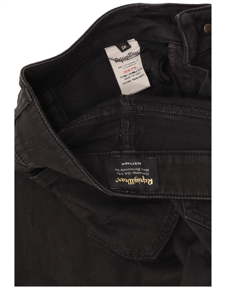 Refrigiwear Womens Casual Shorts W26 Small Black Bomuld