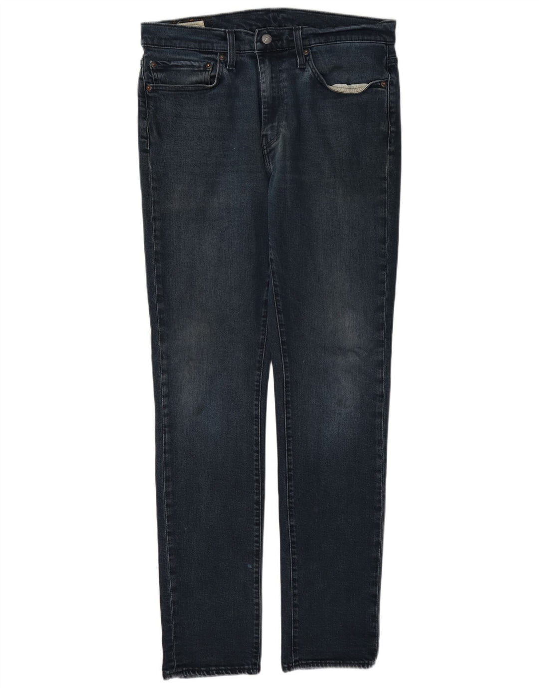Levi's Slim Jeans til mænd W34 L34 Marineblå bomuld