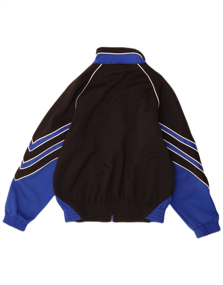 VINTAGE Træningsdragt til mænd Topjakke Lille sort Colourblock Polyester