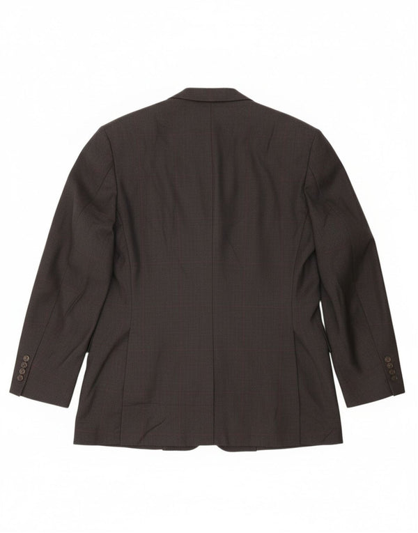 Polo Ralph Lauren Herre Double Breasted Blazer Jacket UK 40 Large Grey Check