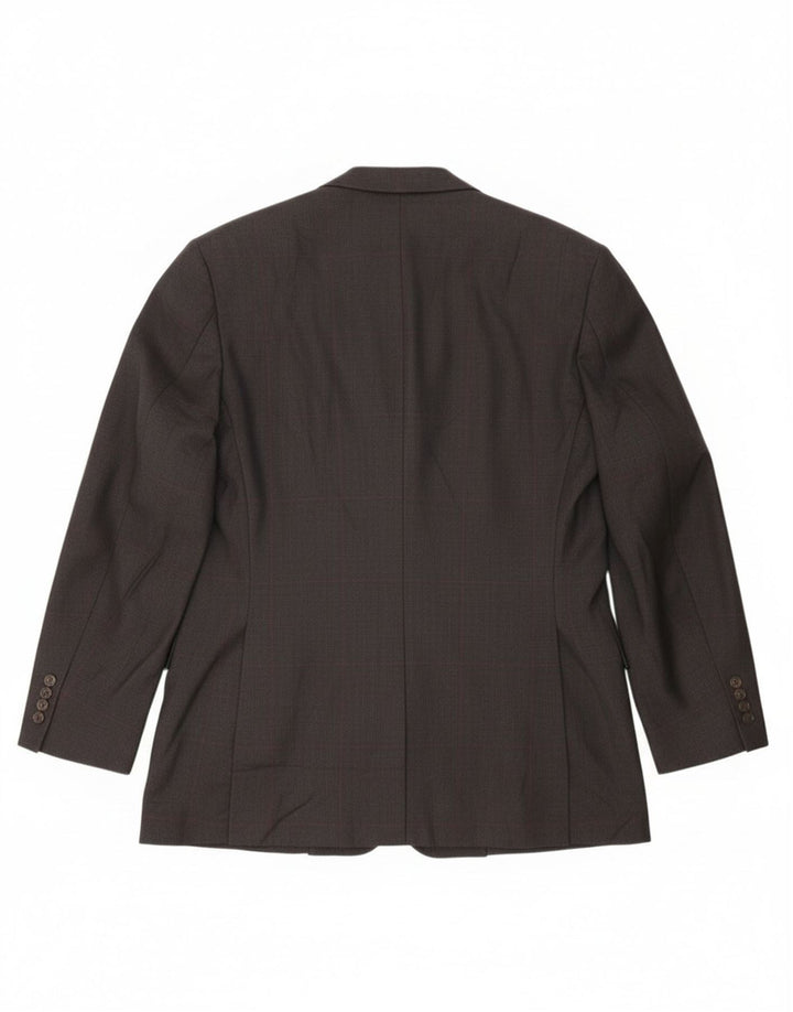 Polo Ralph Lauren Herre Double Breasted Blazer Jacket UK 40 Large Grey Check