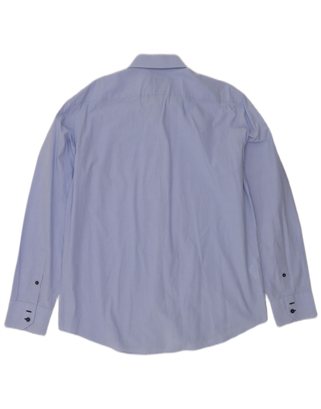 Hugo Boss Herre Regular Fit Skjorte Størrelse 43 17 XL Blå Bomuld