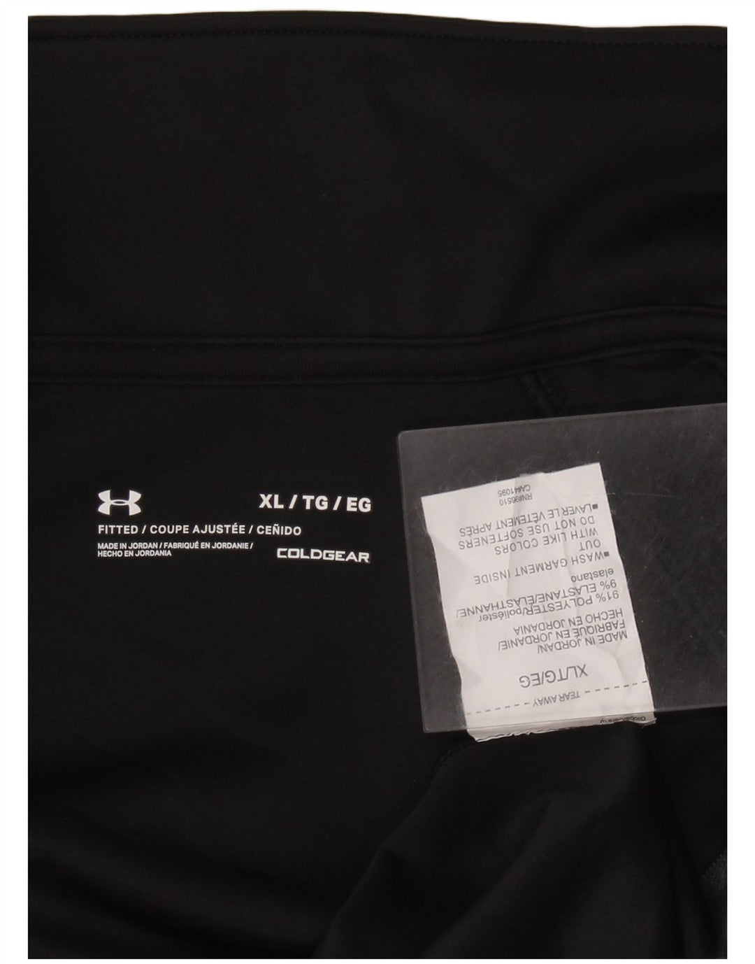 UNDER ARMOUR Herre Cold Gear Grafisk Pullover Træningsdragt Top XL Sort