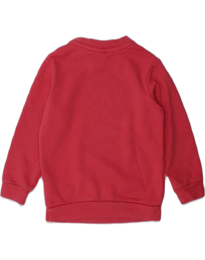 ADIDAS Girls Graphic Sweatshirt Jumper 2-3 Years Pink Cotton | Vintage Adidas | Thrift | Second-Hand Adidas | Used Clothing | Messina Hembry 