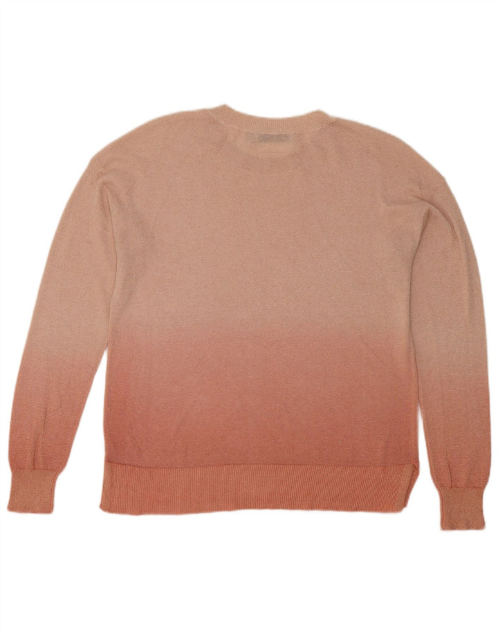Oasis Dame sweater med rund hals DK 10 Small Pink Colourblock