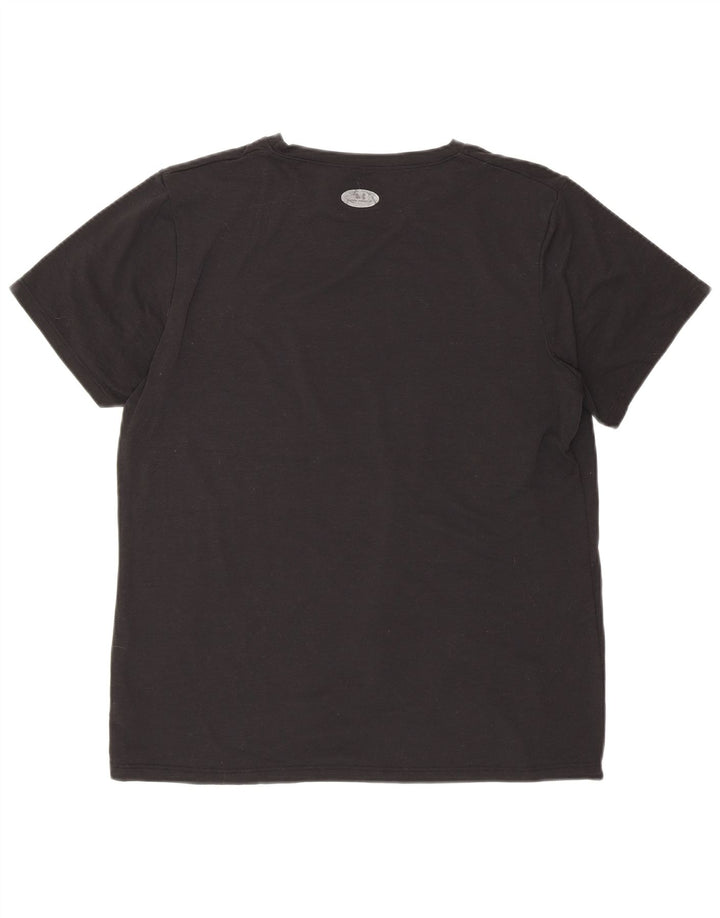 Under Armour Dame Grafisk T-Shirt Top UK 14 Stor Sort Polyester