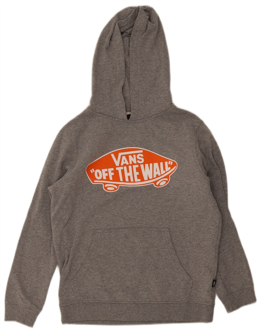 Vans Drenge Grafisk Regular Fit Hættetrøje Jumper 10-11 år Medium Grå Bomuld