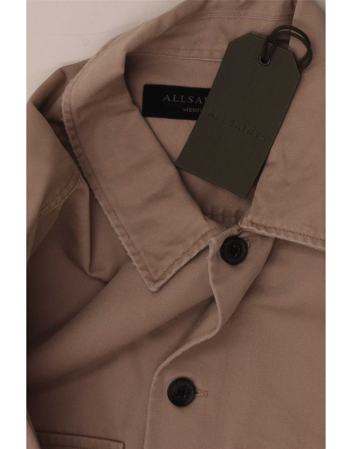 All Saints Herreskjorte Medium Beige Bomuld