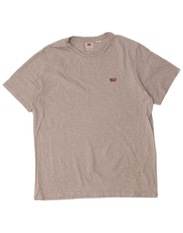 Levi's Herre Standard T-Shirt Top Stor Grå Bomuld