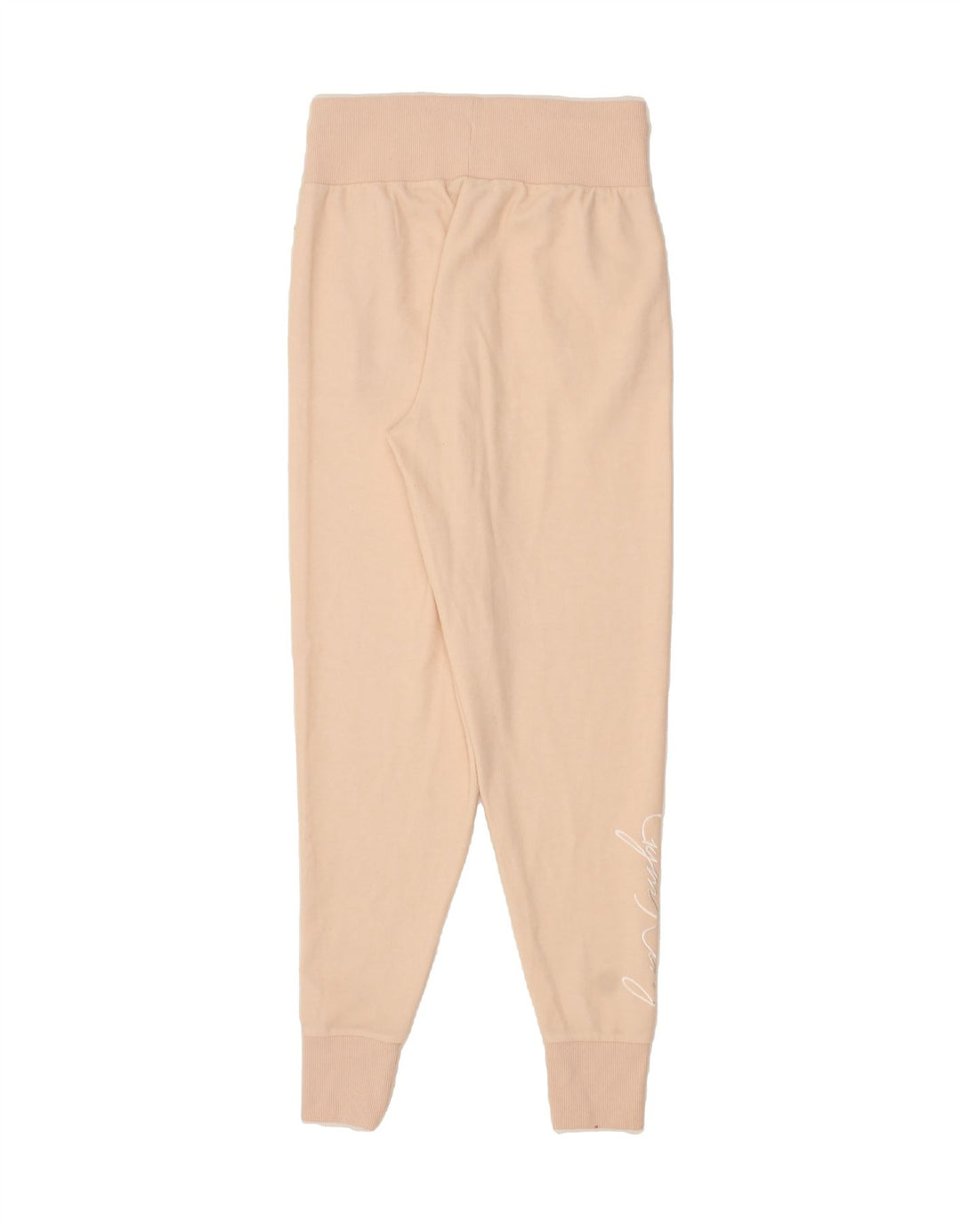 GYM KING Womens Graphic Tracksuit Trousers Joggers Large Pink Polyester Vintage Gym King and Second-Hand Gym King from Messina Hembry 