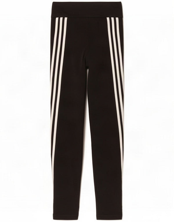 Adidas Girls Leggings 13-14 Years Black Cotton