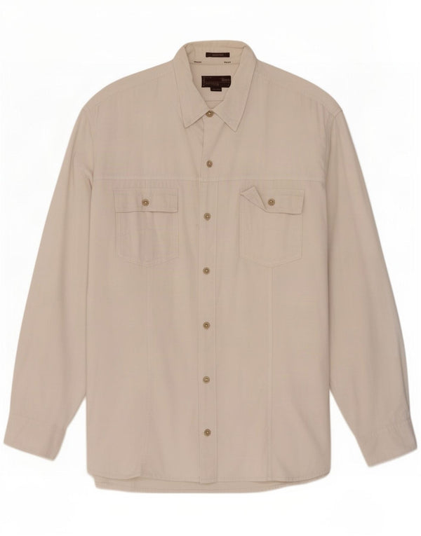 Marlboro Classics Herre Regular Fit skjorte 3XL hvid bomuld
