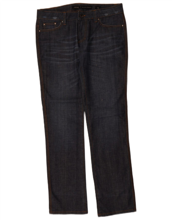 LEE Dame Ryttere Lavtalje Lige Jeans US 12 Large W34 L33 Navy Blue