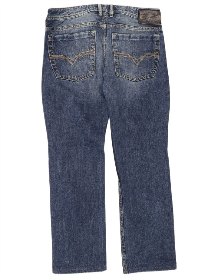 Diesel Herre Zatiny Bootcut Jeans W32 L32 Blå