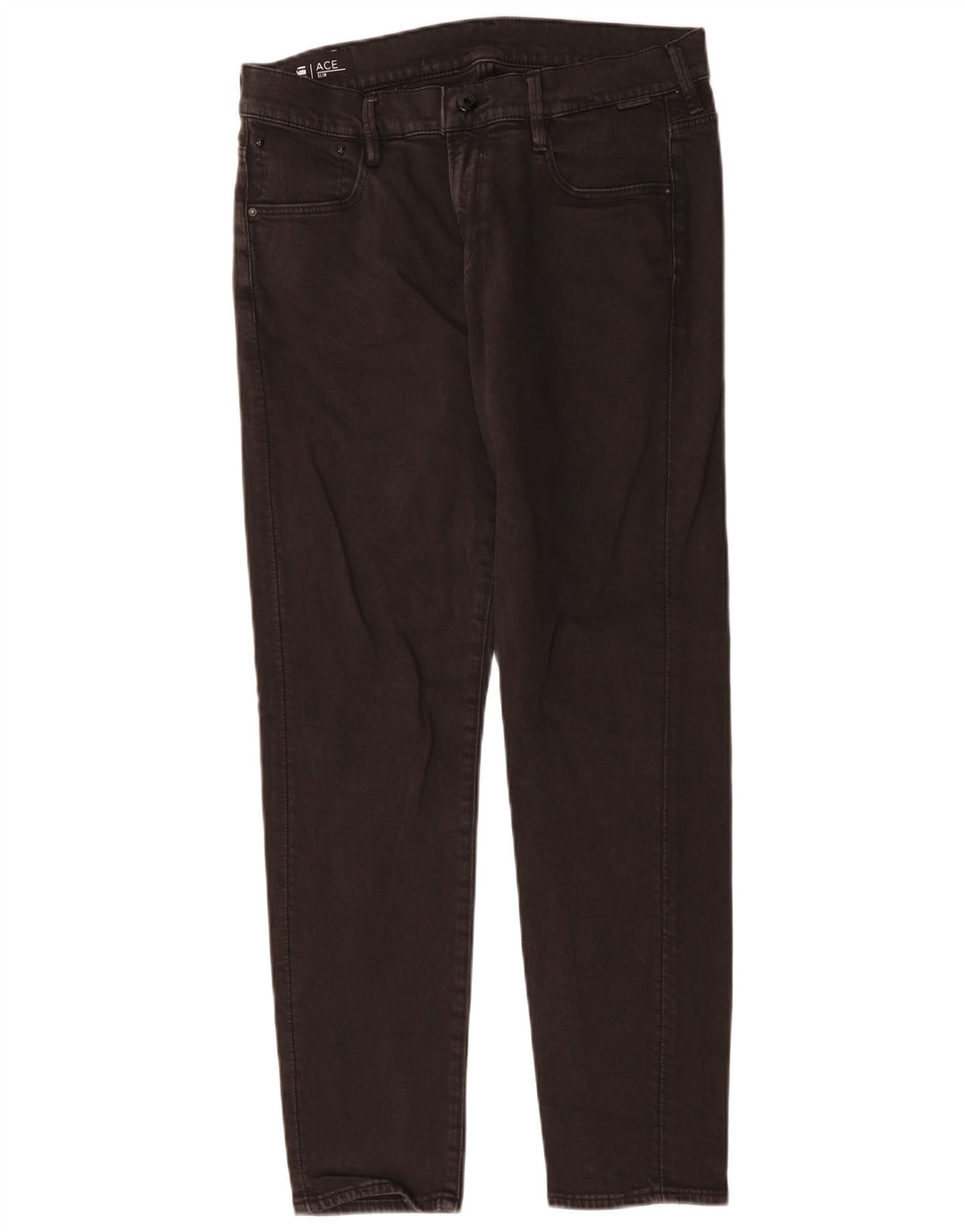 G-Star Womens Ace Slim Jeans W30 L30 Sort bomuld