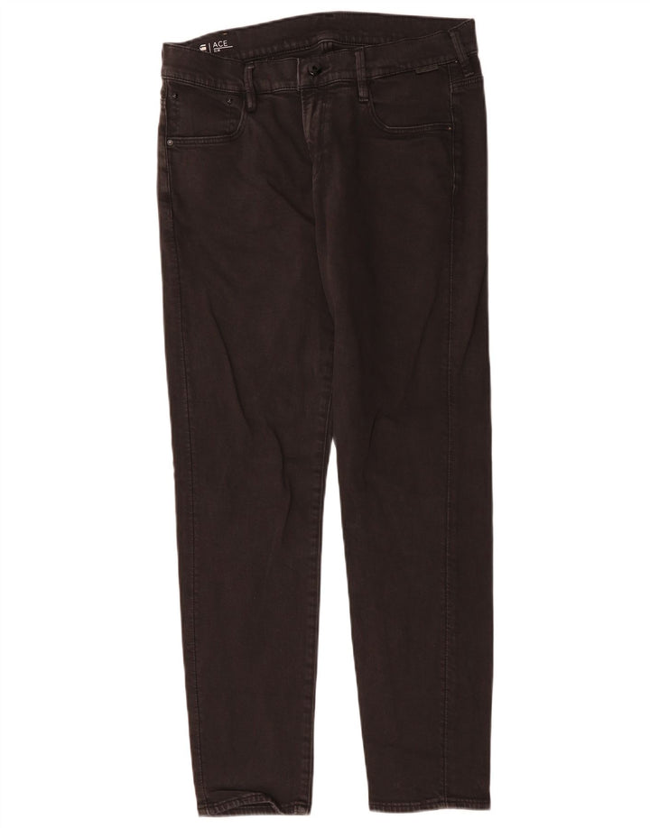 G-Star Womens Ace Slim Jeans W30 L30 Sort bomuld