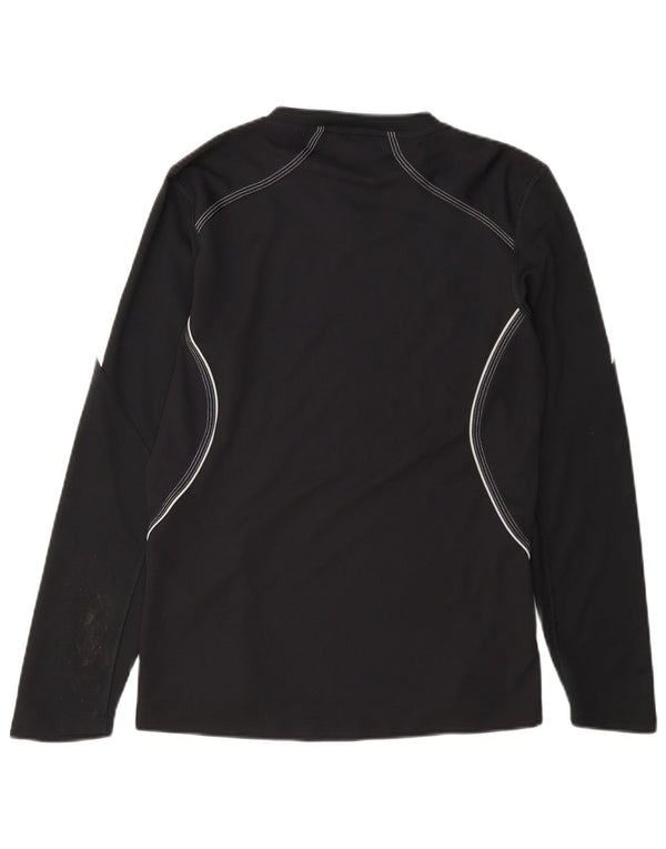 Adidas Womens Response Top Langærmet UK 12 Medium Sort Polyester