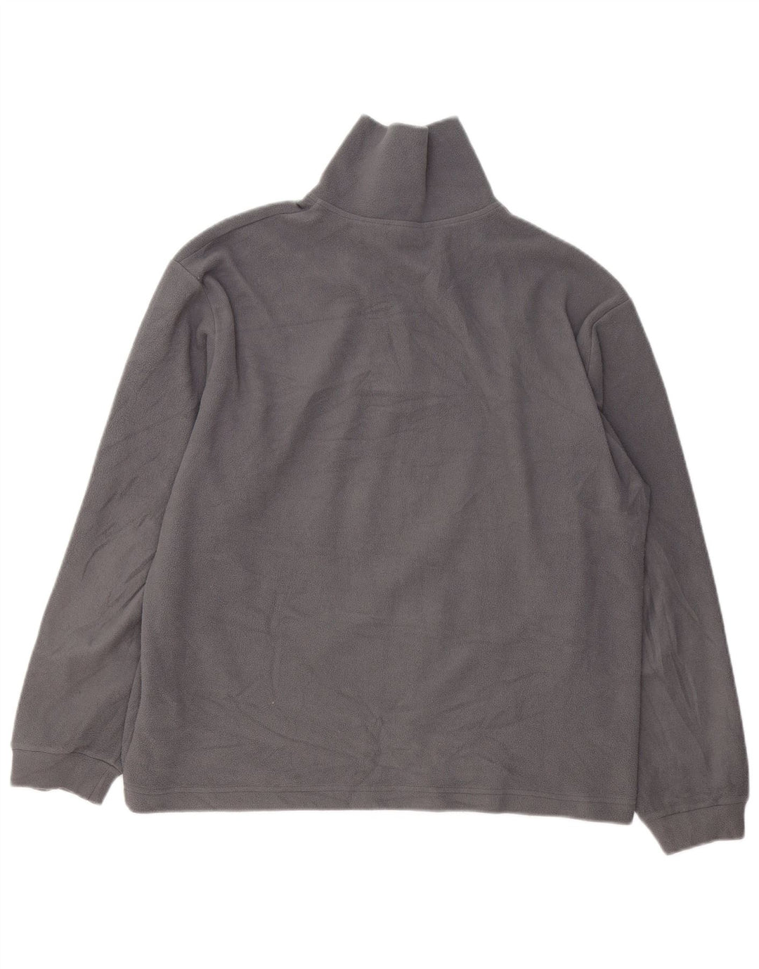 INVICTA Fleece Jumper med lynlås til mænd, stor grå polyester