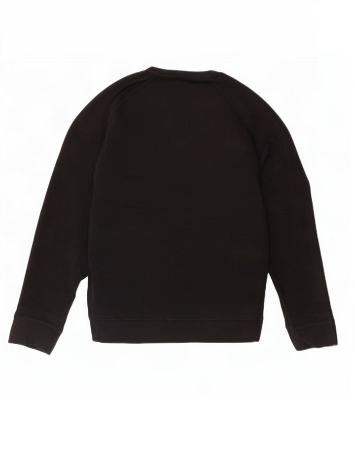 Diesel Herre Grafisk Sweatshirt Jumper Stor Sort Bomuld