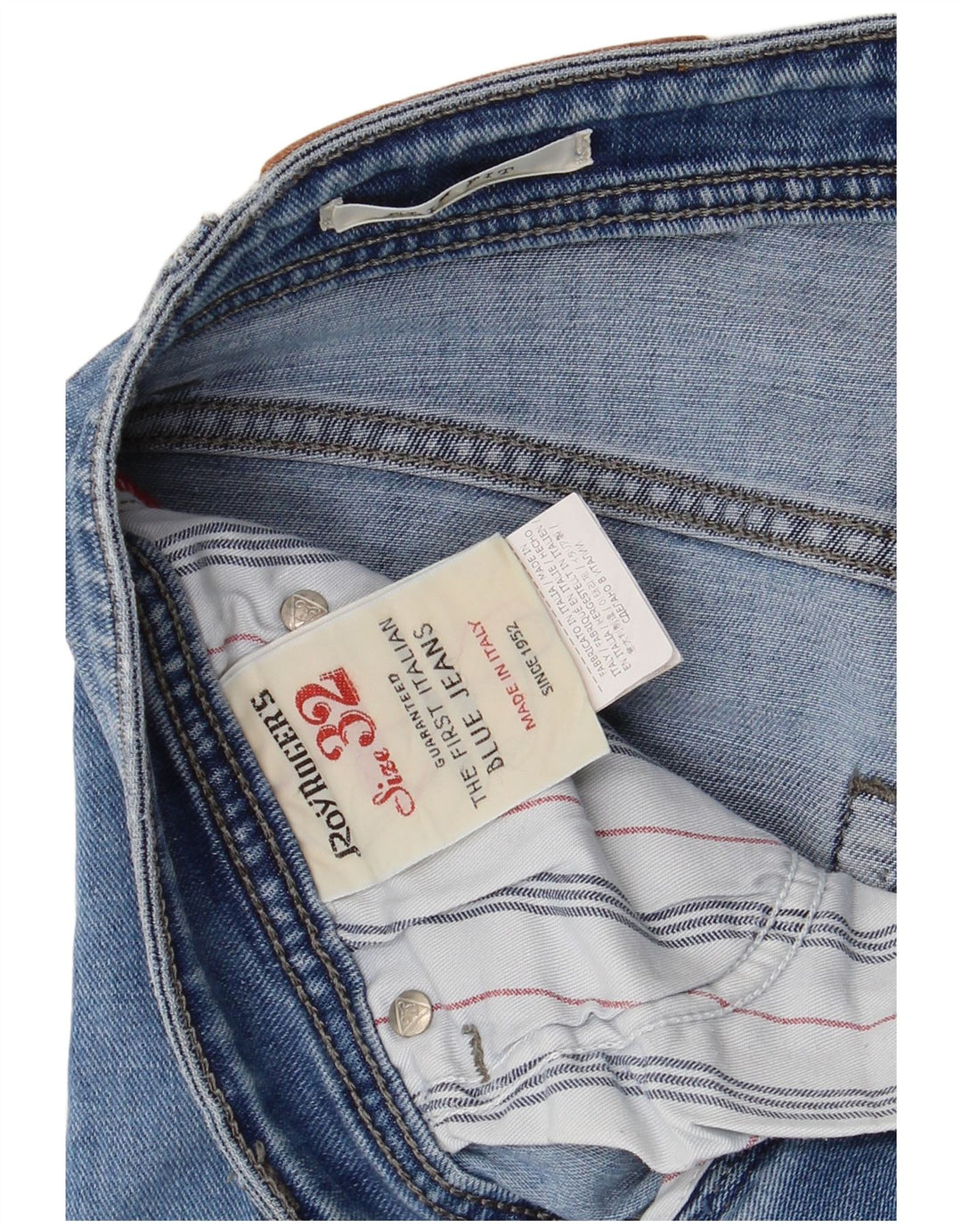 Roy Rogers Dame Slim Jeans W32 L27 Blå Bomuld