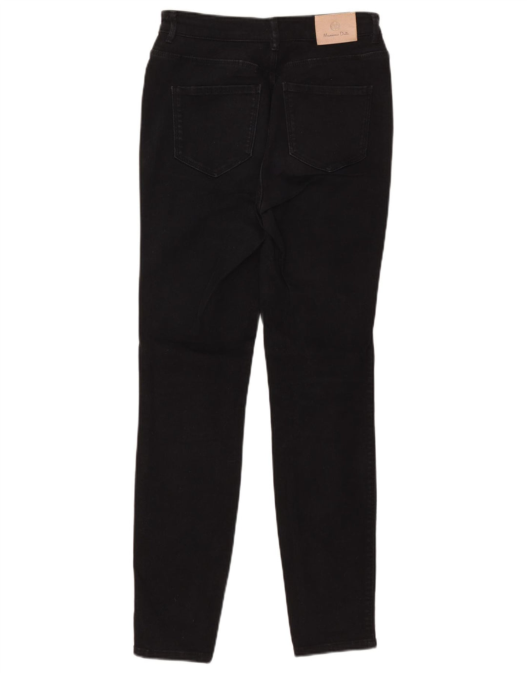 MASSIMO DUTTI Dame Skinny Jeans EU 36 XS W26 L28 Sort Bomuld