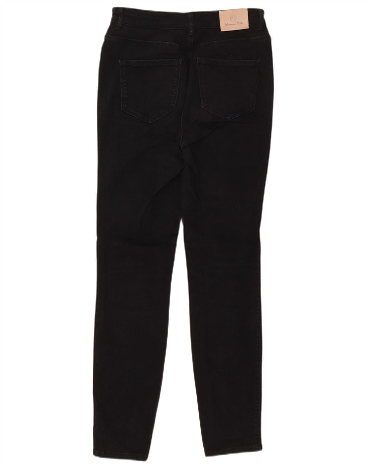 MASSIMO DUTTI Dame Skinny Jeans EU 36 XS W26 L28 Sort Bomuld