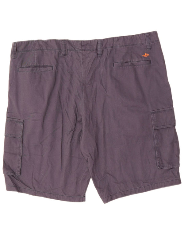 Dockers Herre Cargo Shorts W42 2XL Marineblå Bomuld