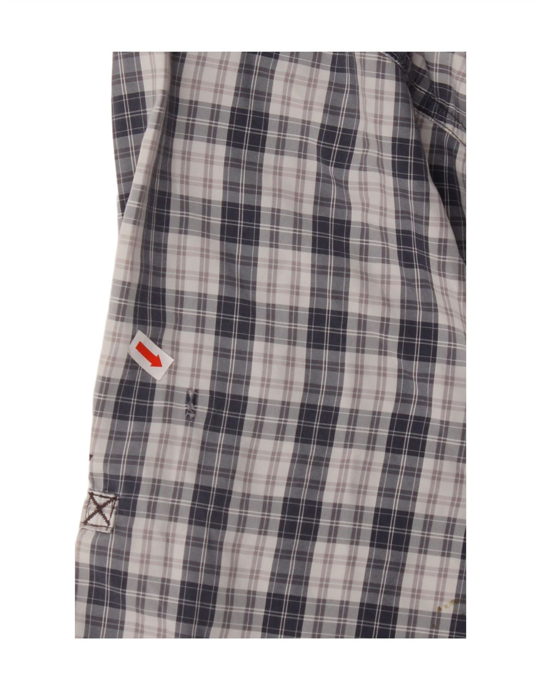 COLUMBIA Titanium skjorte til mænd 2XL marineblå ternet polyester
