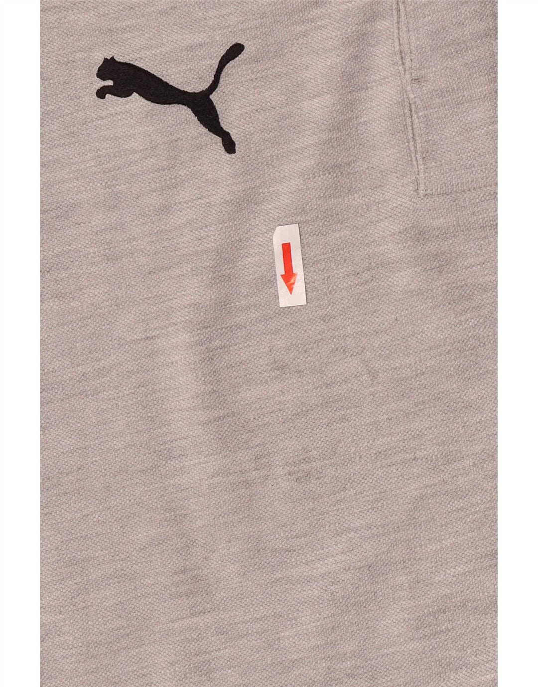 Puma Herre grafisk T-shirt Top Mellemgrå Colourblock Bomuld