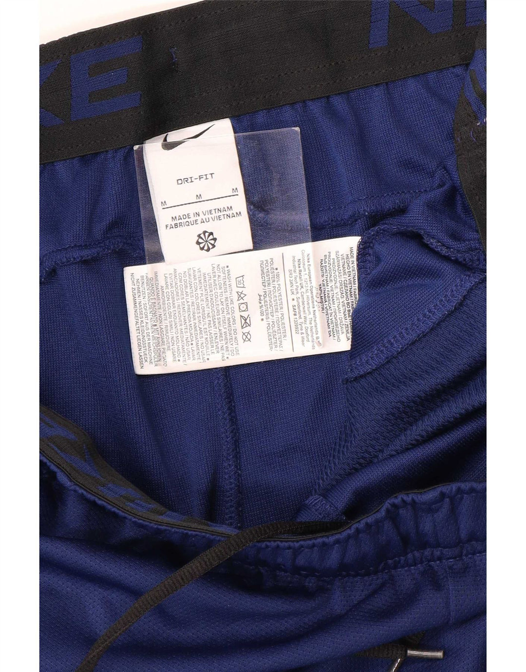Nike Herre Dri Fit Sportshorts Medium Marineblå Colourblock Polyester