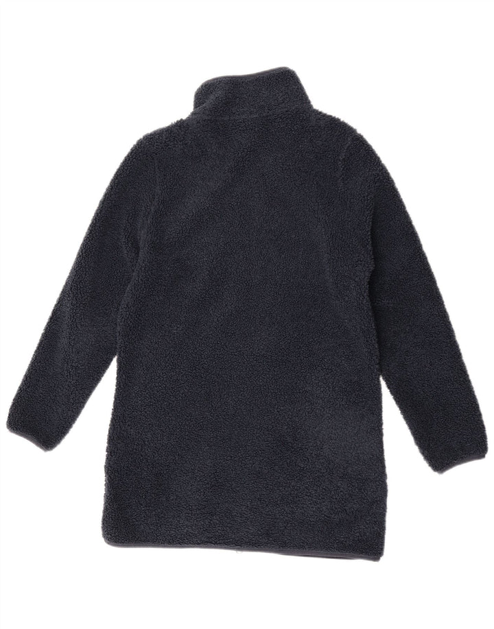 Jack Wolfskin Dame Longline Fleecejakke UK 8/10 Small Navy Blue