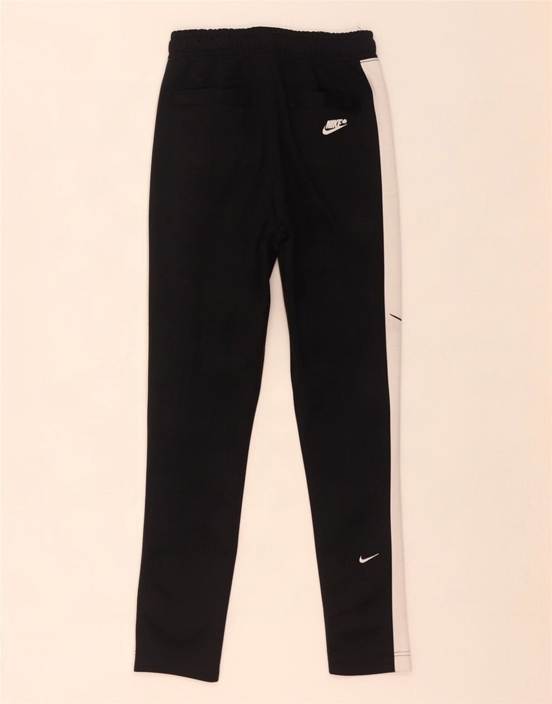 Nike Swoosh træningsdragt bukser til mænd Small Black Colourblock Polyester