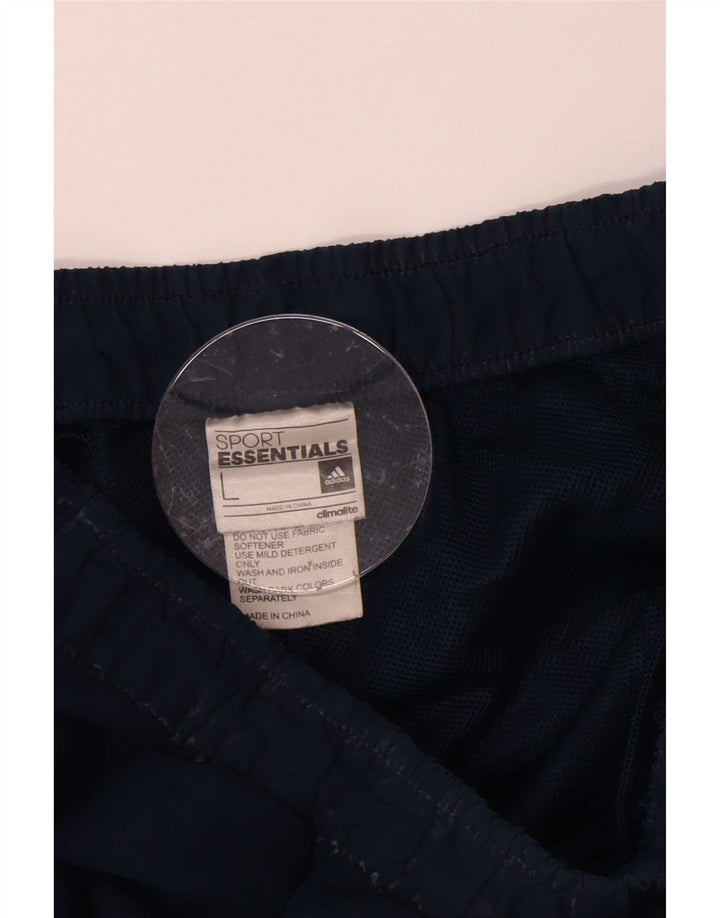 Adidas Herre Climalite Sportshorts store marineblå polyester
