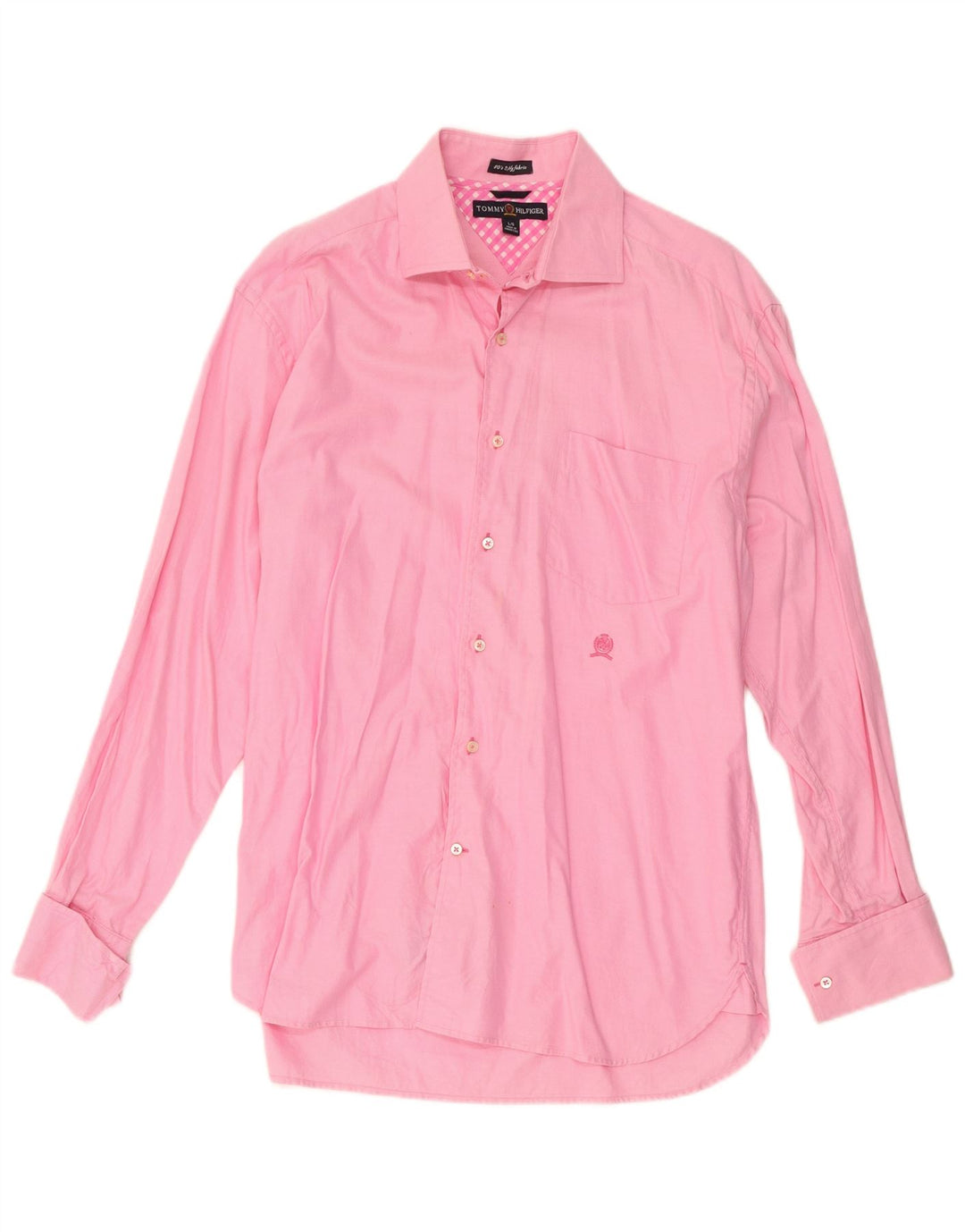 Tommy Hilfiger Herre Polo Shirt Large Rosa Bomuld