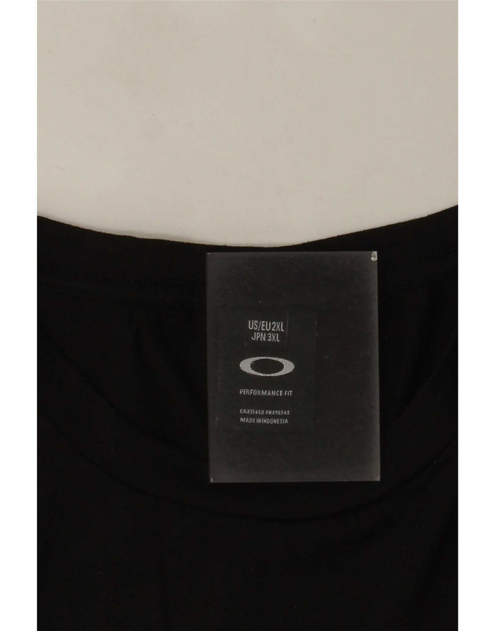 Oakley Herre Grafisk Top Langærmet 2XL Sort