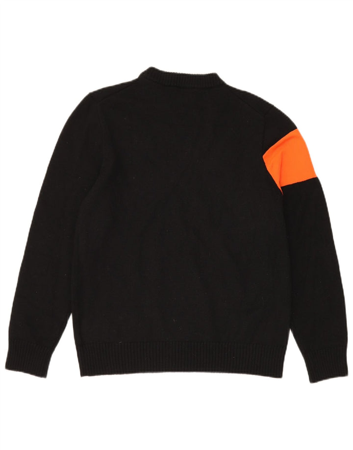 ROSSIGNOL Dame sweater med rund hals DK 12 Medium Sort Colourblock