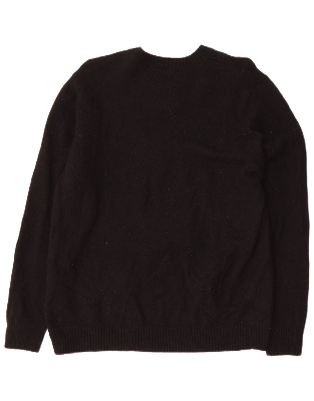 LEVI'S Dame Standard Fit Jumper Sweater UK 18 XL Sort Uld