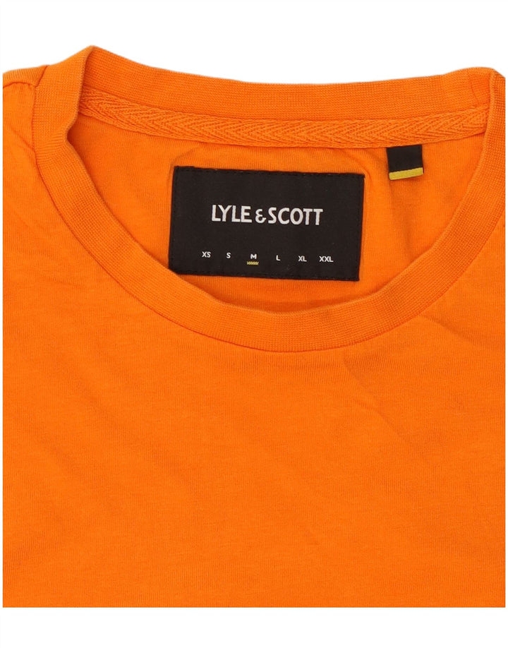 Lyle & Scott Herre T-Shirt Top Medium Orange